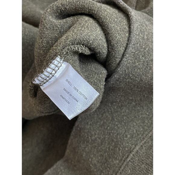 Orvis Mens XXL Vintage Quarter Zip Pullover Sweater Green Heavyweight Cotton - Picture 5 of 6